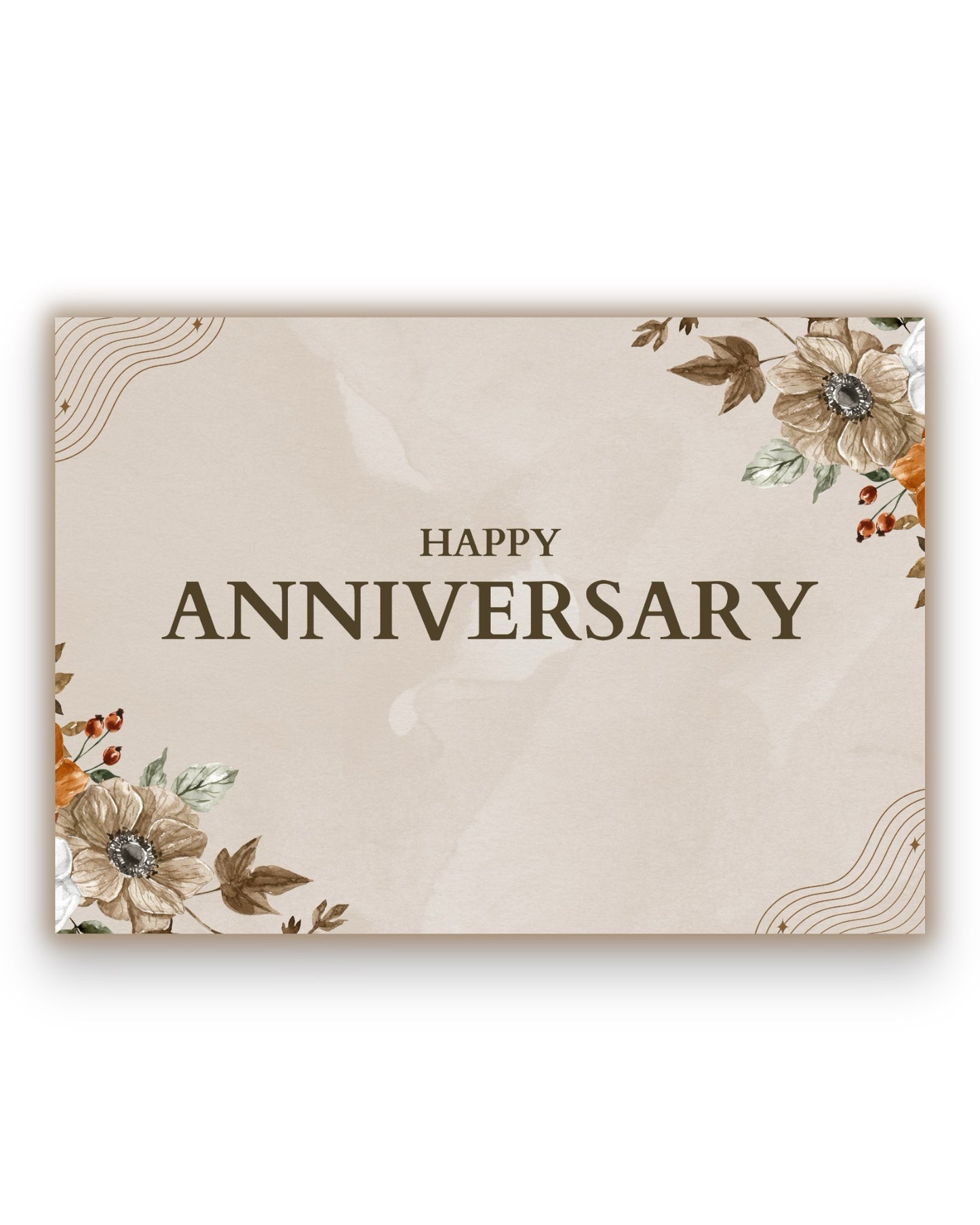 Happy Anniversary Gift Card